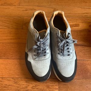 Aldo Mens Black/Grey Lace Up Sneakers Size: 10.5